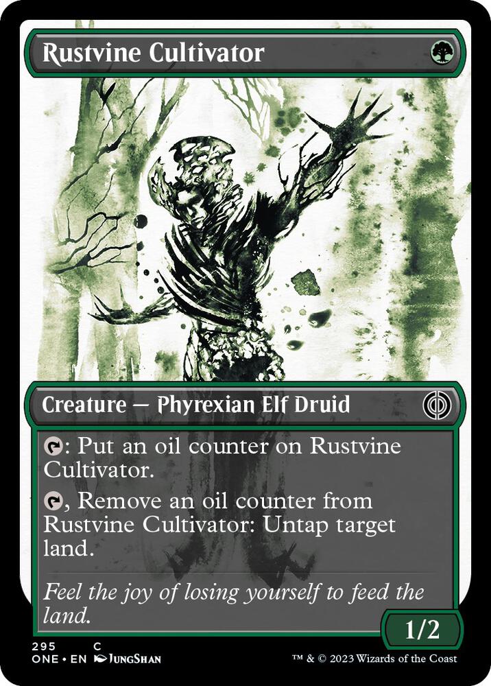 Rustvine Cultivator (Showcase) 295 card from Phyrexia: All Will Be One