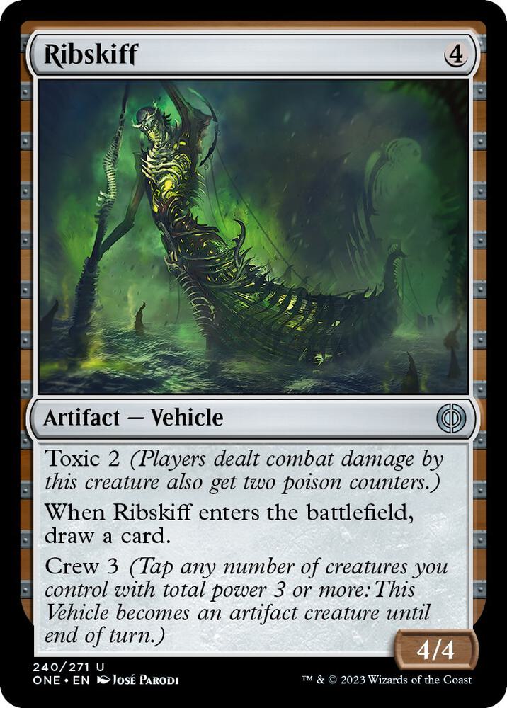 Ribskiff 240 card from Phyrexia: All Will Be One