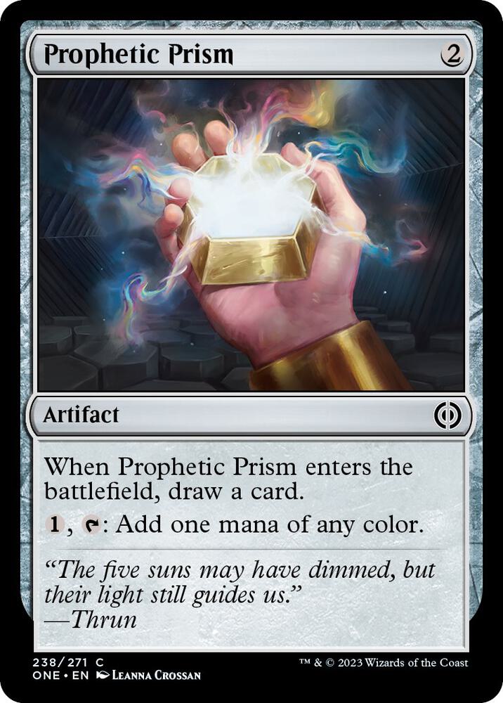 Prophetic Prism 238 card from Phyrexia: All Will Be One