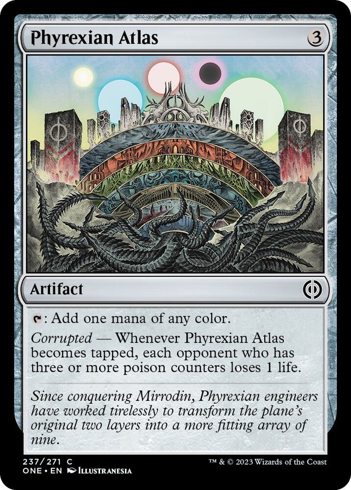Phyrexian Atlas 237 card from Phyrexia: All Will Be One