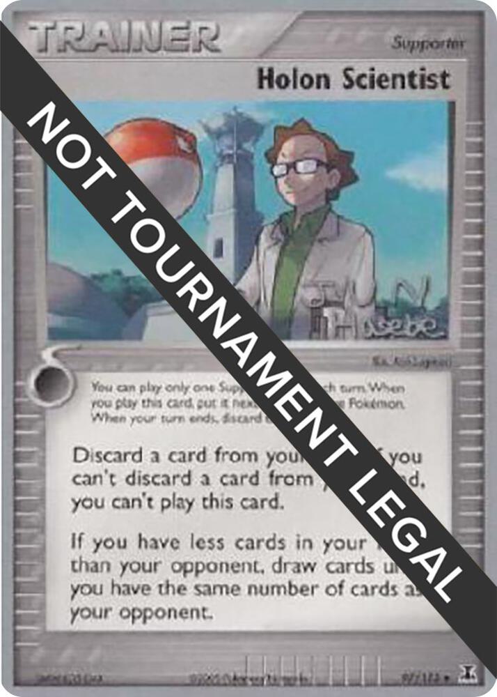 Holon Scientist - 2007 (Jun Hasebe) 97/113 card from World Championship Decks