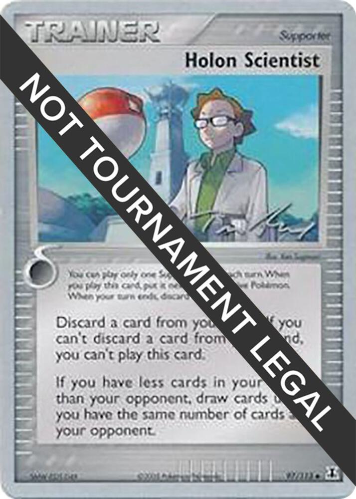 Holon Scientist - 2007 (Tom Roos) 97/113 card from World Championship Decks