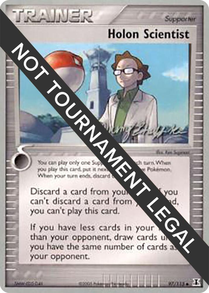 Holon Scientist - 2007 (Jeremy Scharff-Kim) 97/113 card from World Championship Decks