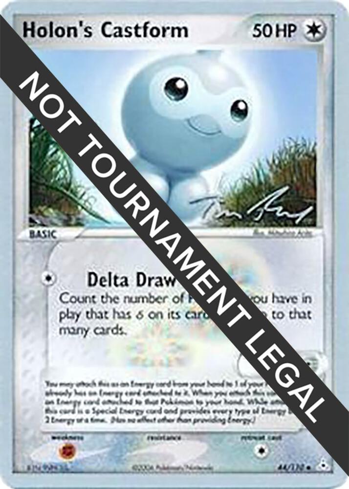 Holon's Castform - 2007 (Tom Roos) 44/110 card from World Championship Decks