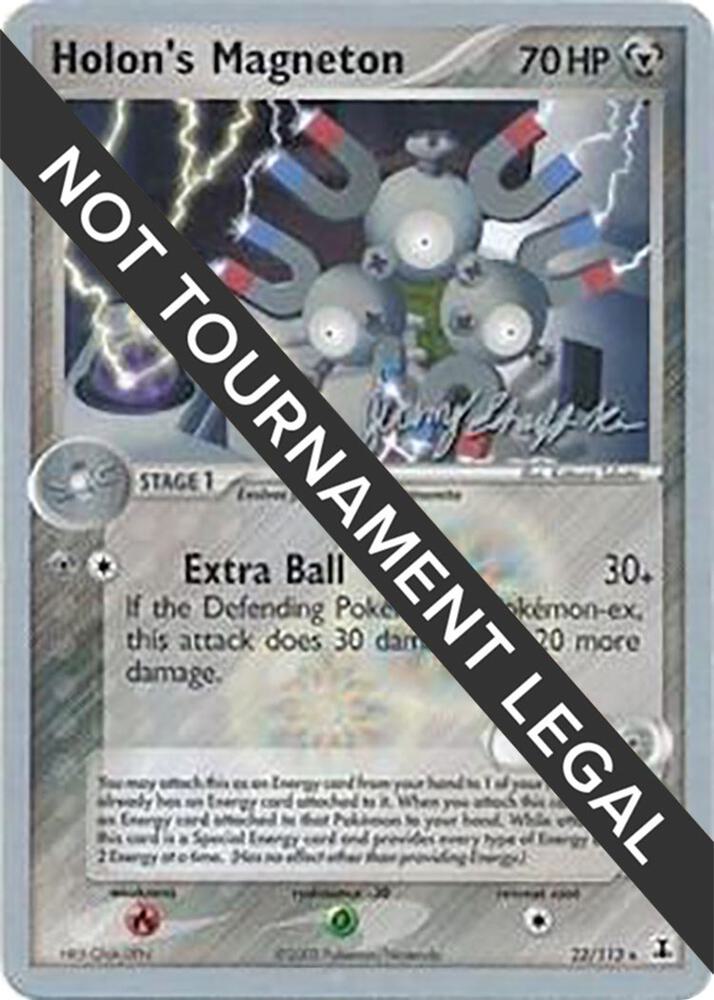 Holon's Magneton - 2007 (Jeremy Scharff-Kim) 22/113 card from World Championship Decks