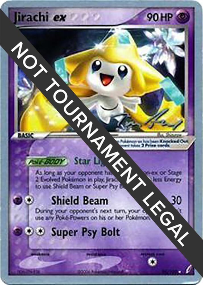 Jirachi ex - 2007 (Tom Roos) 94/100 card from World Championship Decks