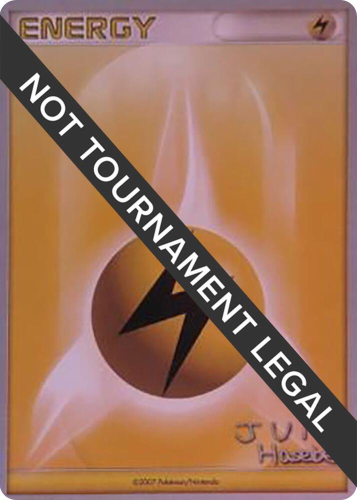 Lightning Energy - 2007 (Jun Hasebe) card from World Championship Decks