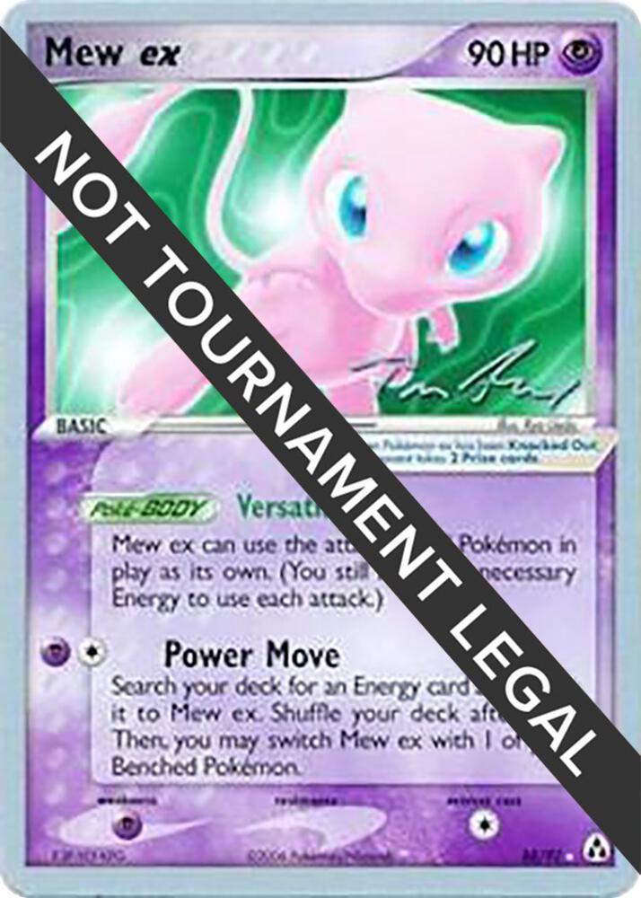 Mew ex - 2007 (Tom Roos) 88/92 card from World Championship Decks