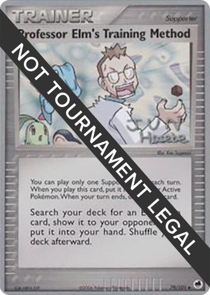 Professor Elm's Training Method - 2007 (Jun Hasebe) 79/101 card from World Championship Decks