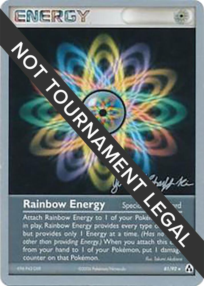 Rainbow Energy - 2007 (Jeremy Scharff-Kim) 81/92 card from World Championship Decks