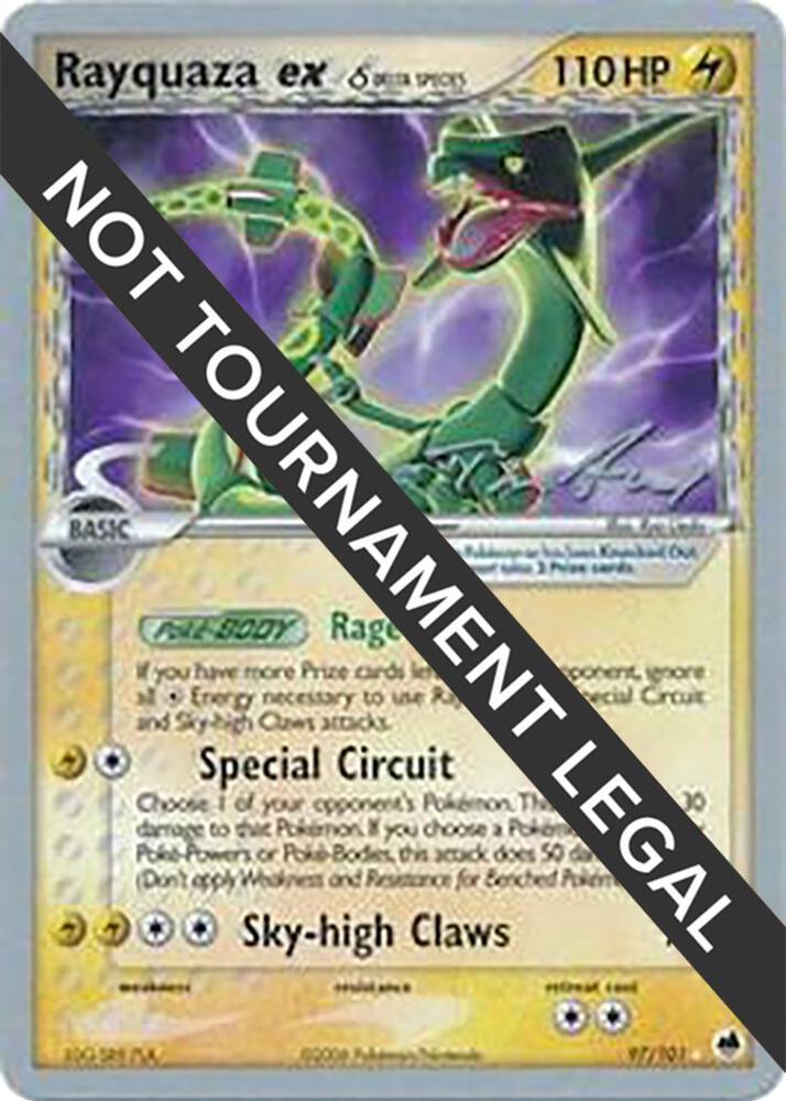 Rayquaza ex (Delta Species) - 2007 (Tom Roos) 97/101 card from World Championship Decks