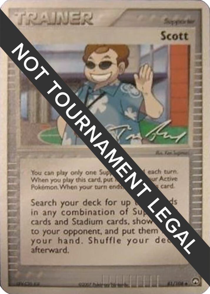 Scott - 2007 (Tom Roos) 81/108 card from World Championship Decks