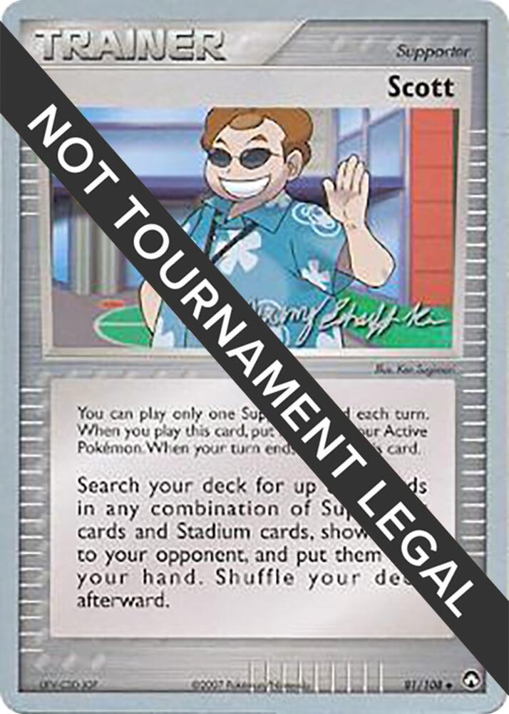 Scott - 2007 (Jeremy Scharff-Kim) 81/108 card from World Championship Decks