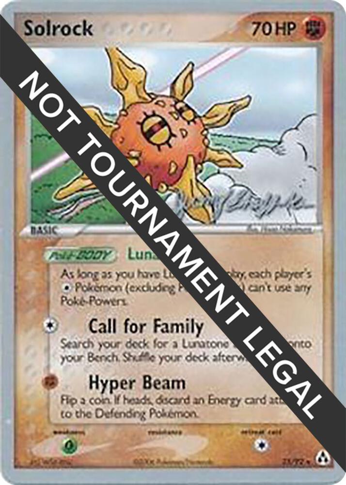 Solrock (25) - 2007 (Jeremy Scharff-Kim) 25/92 card from World Championship Decks
