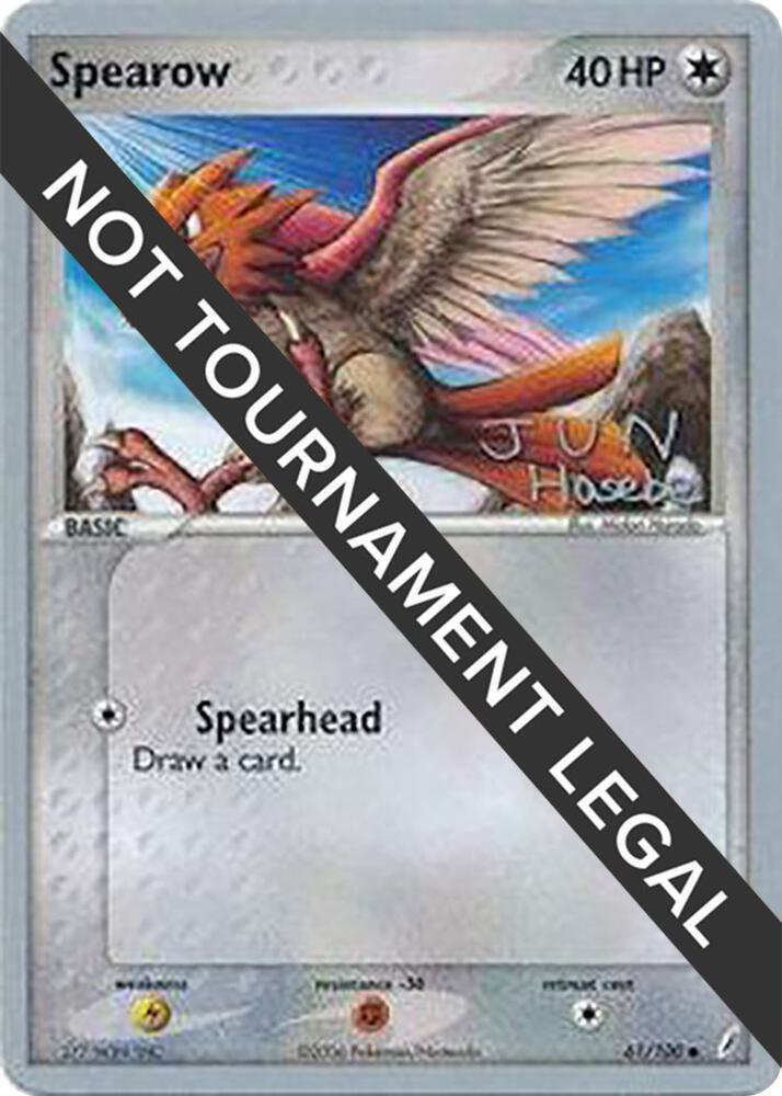 Spearow - 2007 (Jun Hasebe) 61/100 card from World Championship Decks