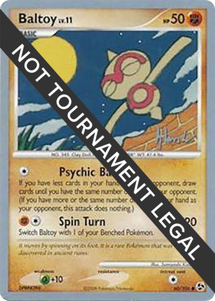 Baltoy - 2008 (Dylan Lefavour) 60/106 card from World Championship Decks