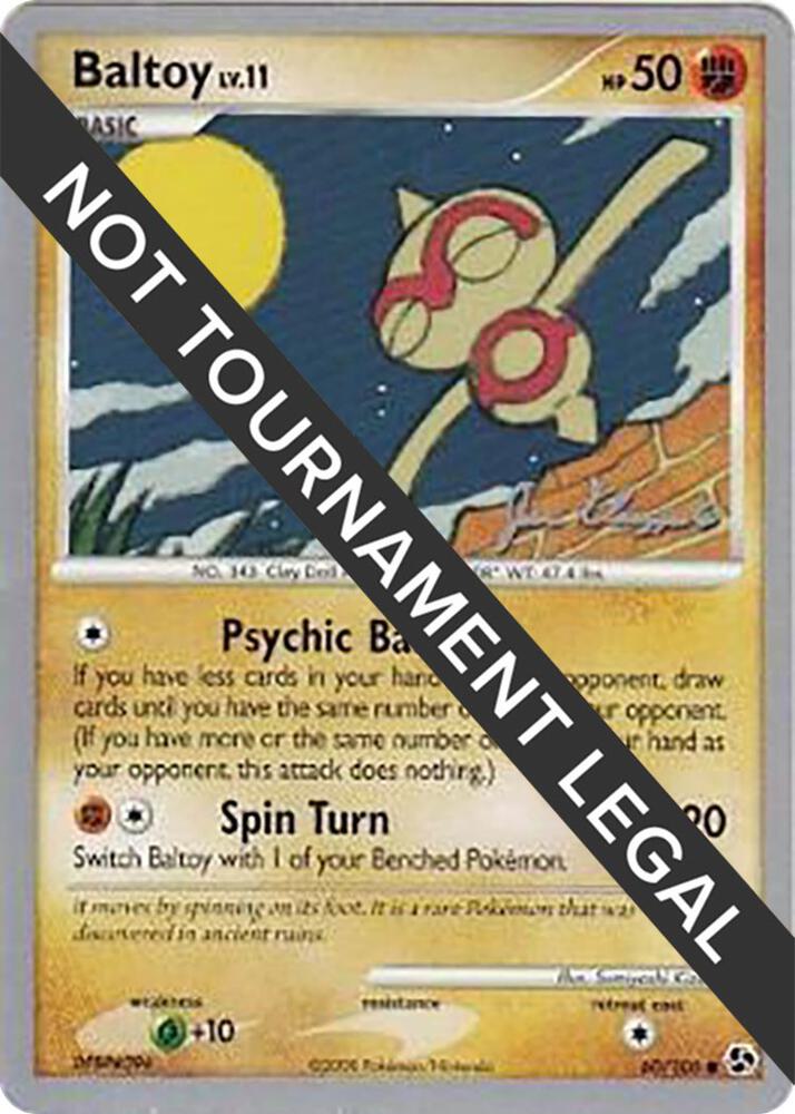Baltoy - 2008 (Jason Klaczynski) 60/106 card from World Championship Decks