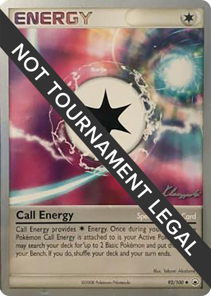 Call Energy - 2008 (Jason Klaczynski) 92/100 card from World Championship Decks