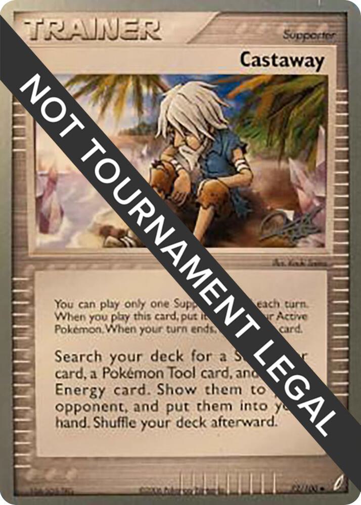 Castaway - 2008 (Paul Atanassov) 72/100 card from World Championship Decks