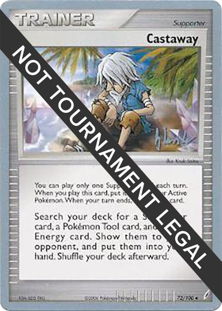 Castaway - 2008 (Dylan Lefavour) 72/100 card from World Championship Decks