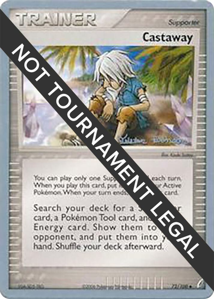 Castaway - 2008 (Tristan Robinson) 72/100 card from World Championship Decks