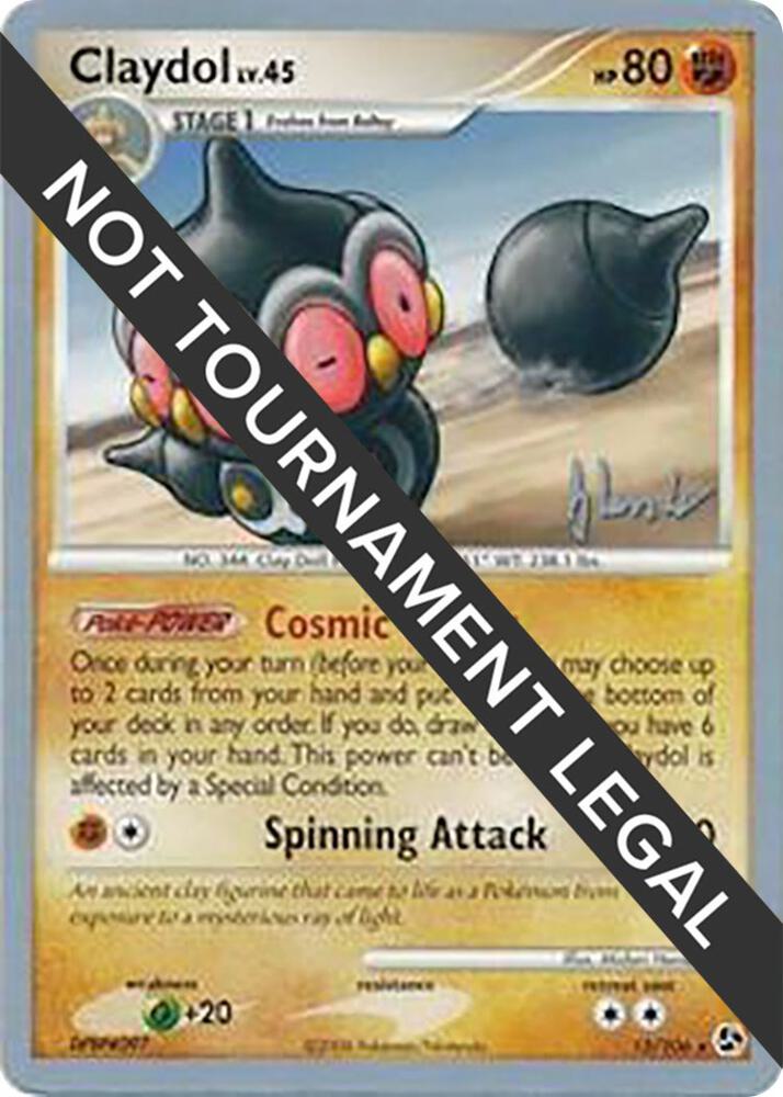 Claydol - 2008 (Dylan Lefavour) 15/106 card from World Championship Decks