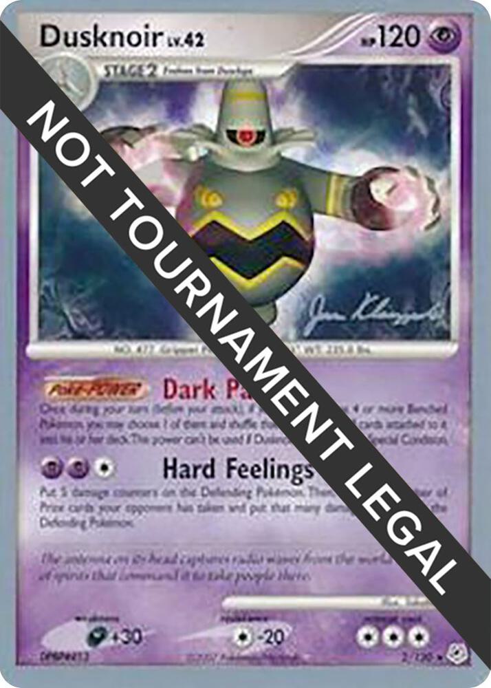 Dusknoir - 2008 (Jason Klaczynski) 2/130 card from World Championship Decks