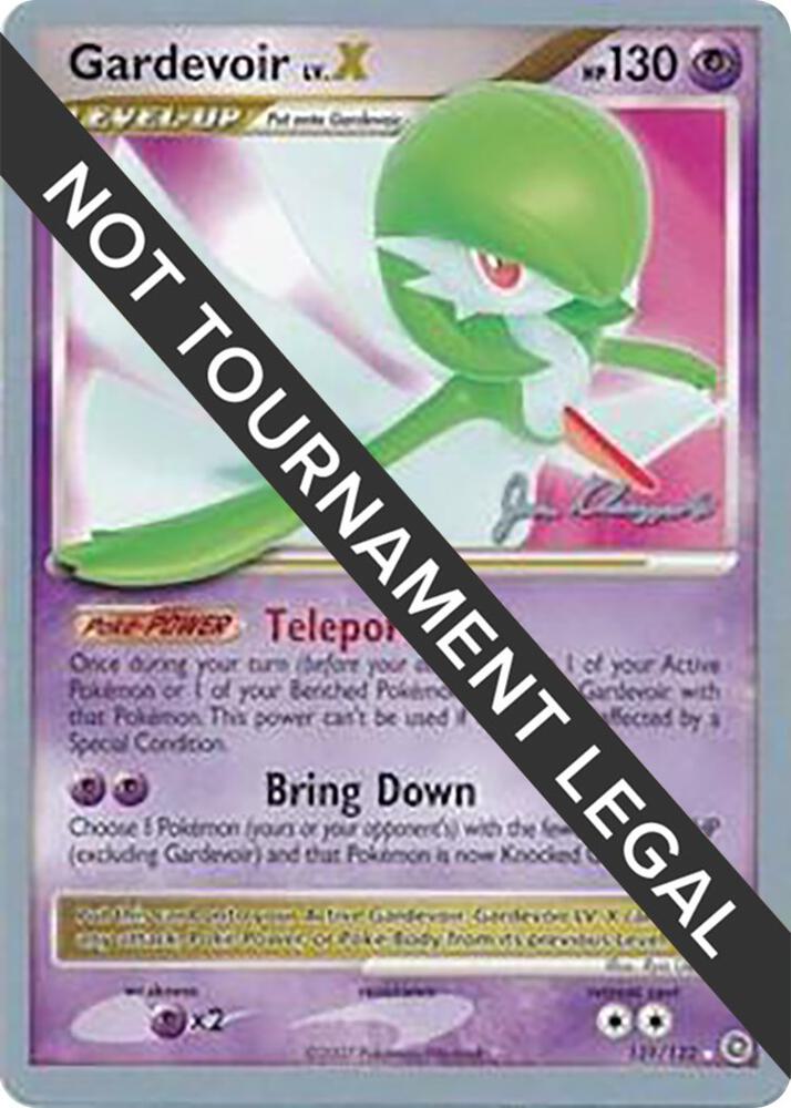 Gardevoir LV.X - 2008 (Jason Klaczynski) 131/132 card from World Championship Decks