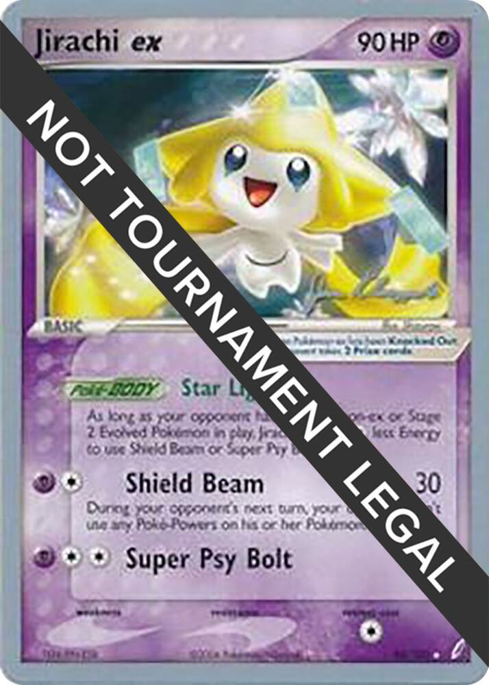 Jirachi ex - 2008 (Jason Klaczynski) 94/100 card from World Championship Decks