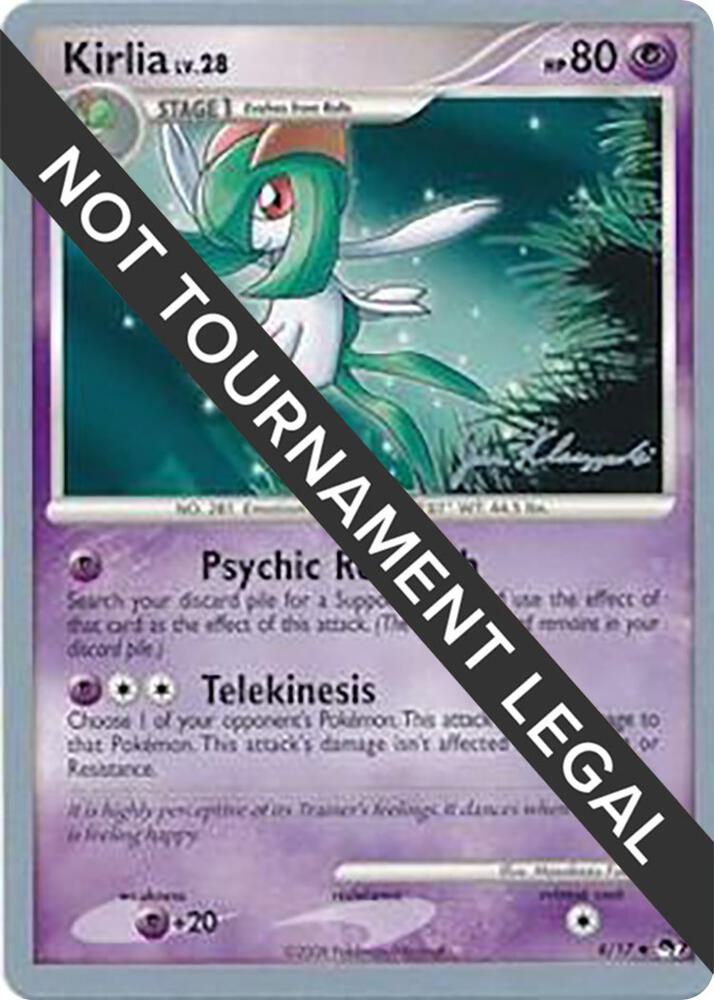 Kirlia - 2008 (Jason Klaczynski) 8/17 card from World Championship Decks