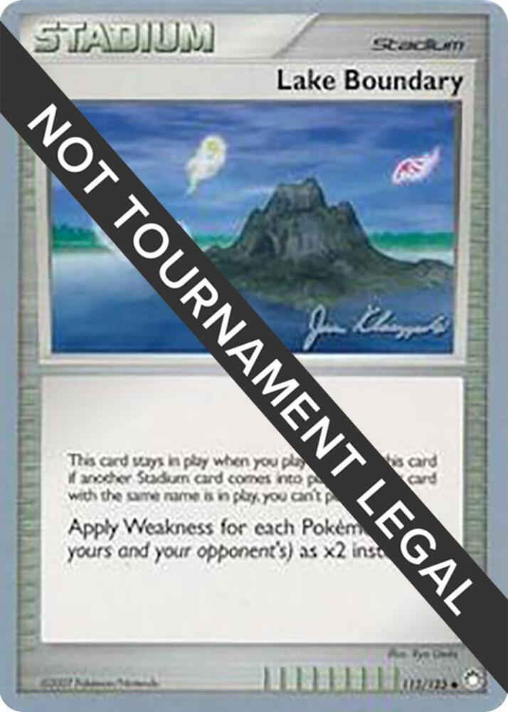 Lake Boundary - 2008 (Jason Klaczynski) 112/123 card from World Championship Decks