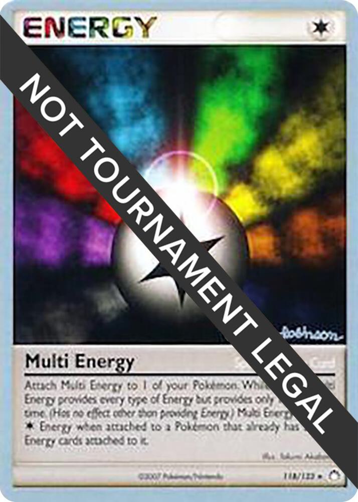 Multi Energy - 2008 (Tristan Robinson) 118/123 card from World Championship Decks