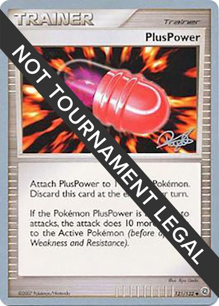 PlusPower - 2008 (Paul Atanassov) 121/132 card from World Championship Decks