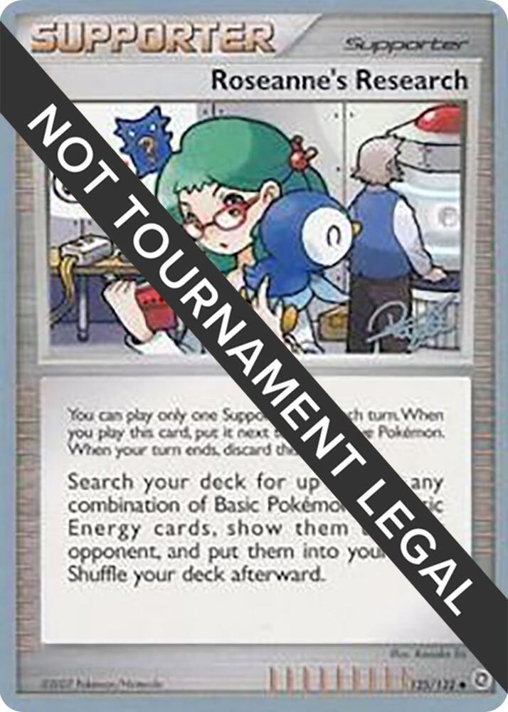 Roseanne's Research - 2008 (Paul Atanassov) 125/132 card from World Championship Decks