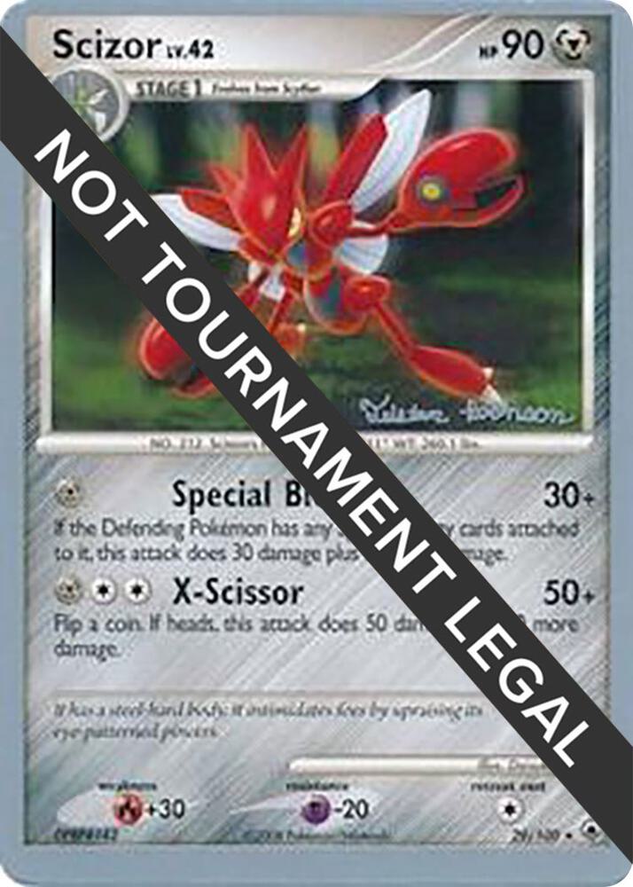Scizor - 2008 (Tristan Robinson) 29/100 card from World Championship Decks