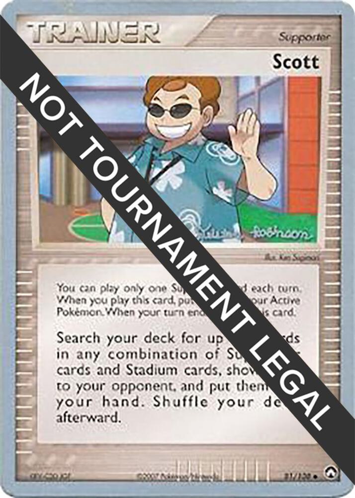 Scott - 2008 (Tristan Robinson) 81/108 card from World Championship Decks