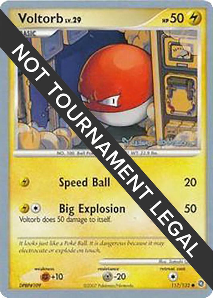 Voltorb - 2008 (Tristan Robinson) 117/132 card from World Championship Decks