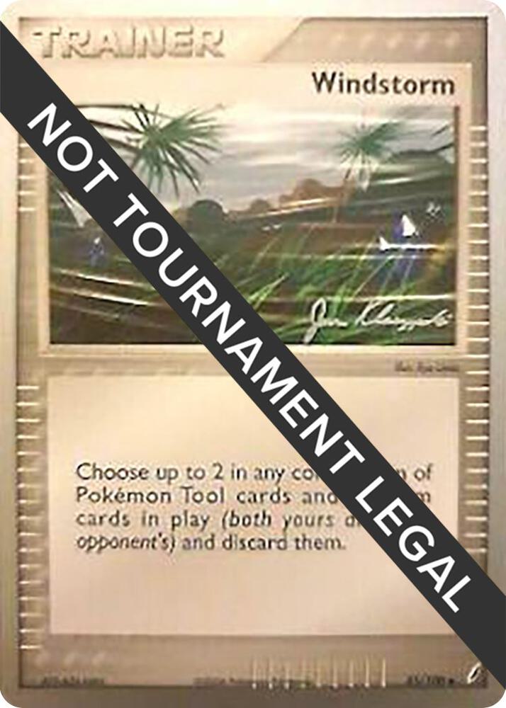 Windstorm - 2008 (Jason Klaczynski) 85/100 card from World Championship Decks