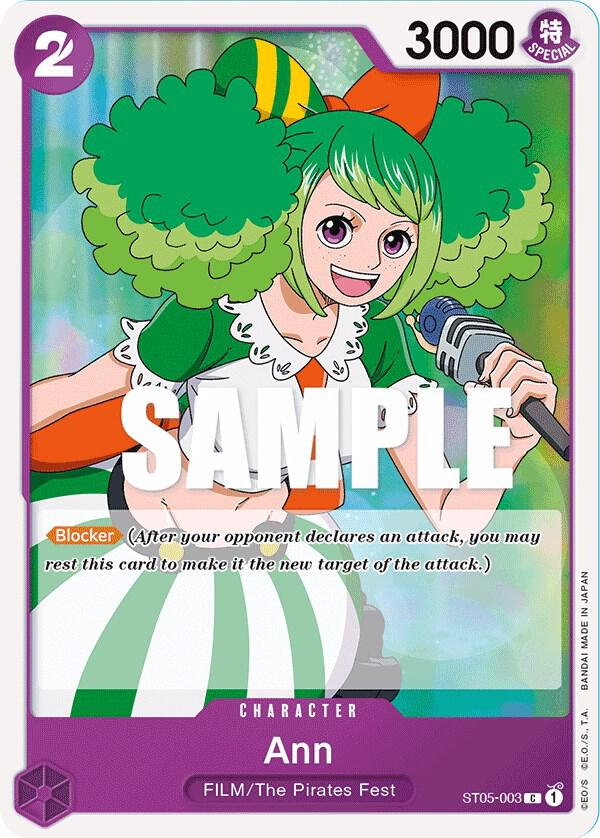 Ann ST05-003 card from Starter Deck 5: Film Edition