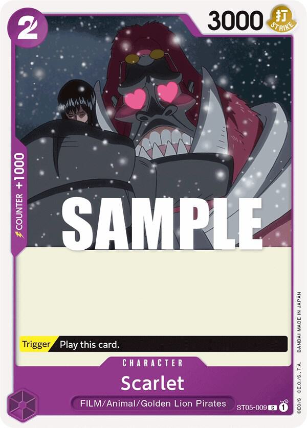 Scarlet ST05-009 card from Starter Deck 5: Film Edition