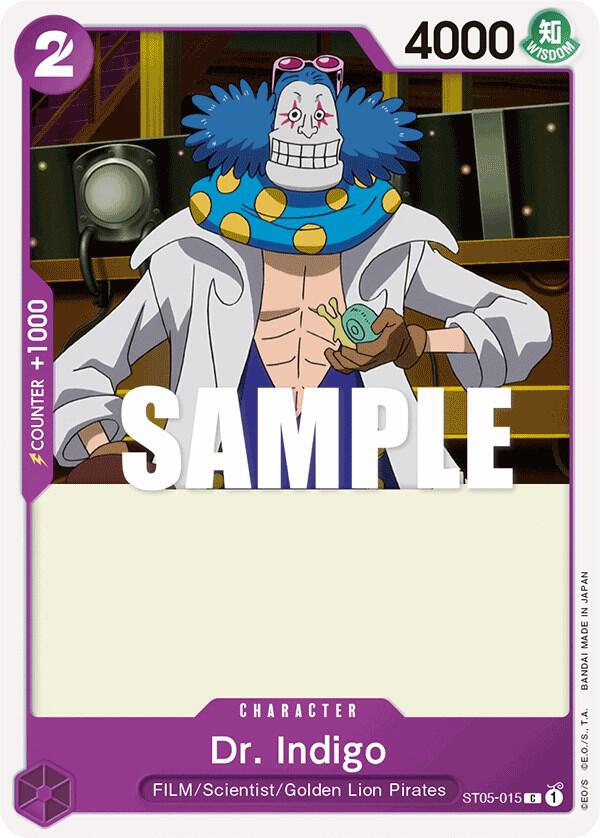 Dr. Indigo ST05-015 card from Starter Deck 5: Film Edition