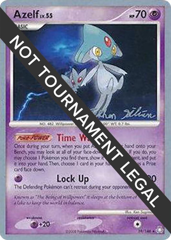 Azelf - 2009 (Stephen Silvestro) 19/146 card from World Championship Decks