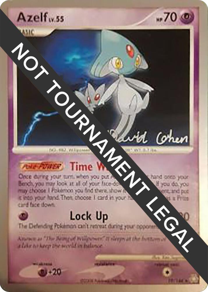Azelf - 2009 (David Cohen) 19/146 card from World Championship Decks