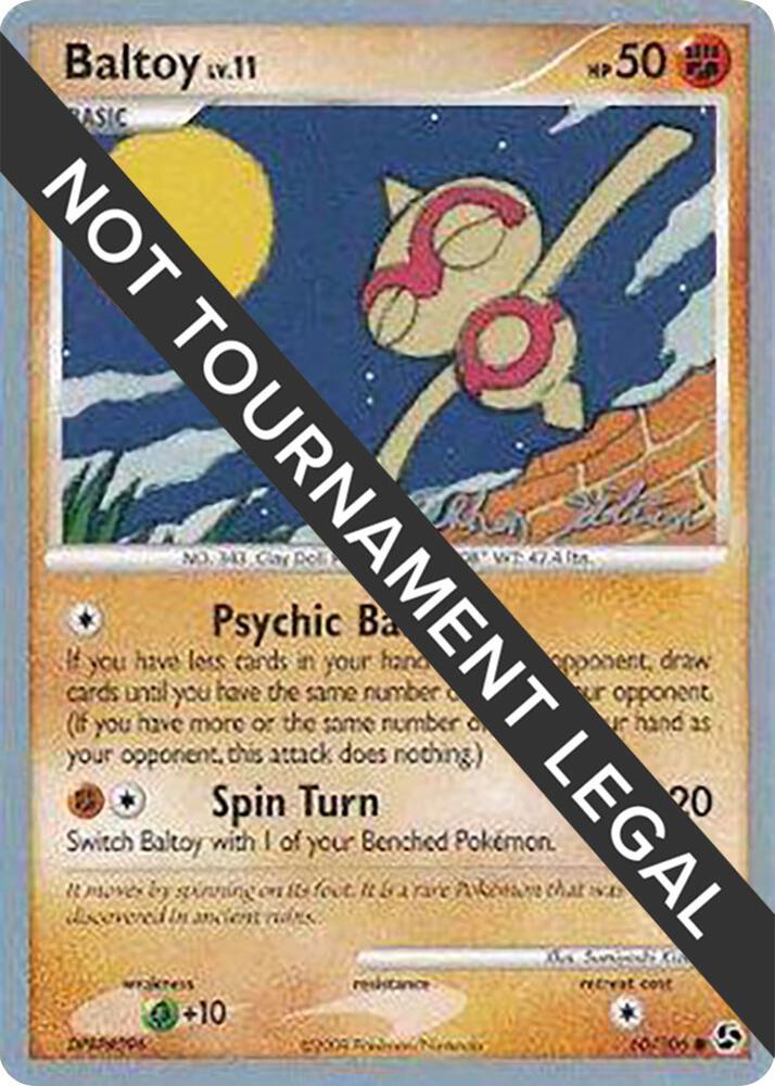 Baltoy - 2009 (Stephen Silvestro) 60/106 card from World Championship Decks