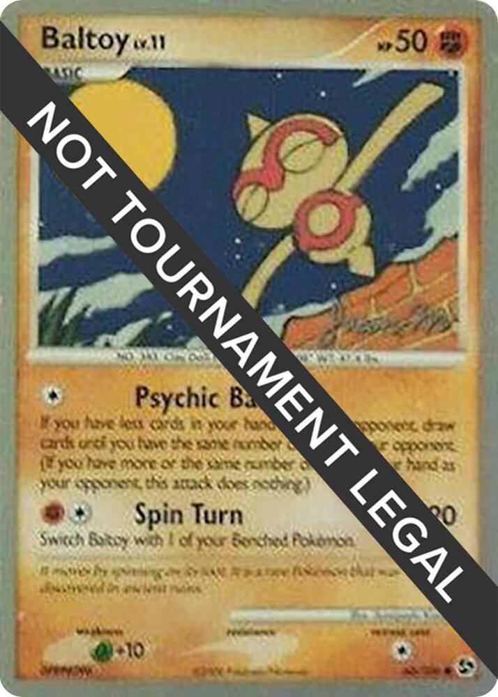 Baltoy - 2009 (Jason Martinez) 60/106 card from World Championship Decks
