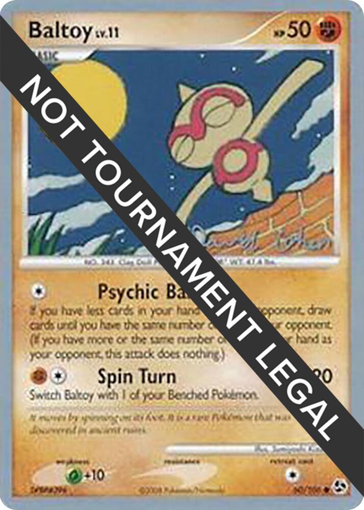 Baltoy - 2009 (David Cohen) 60/106 card from World Championship Decks