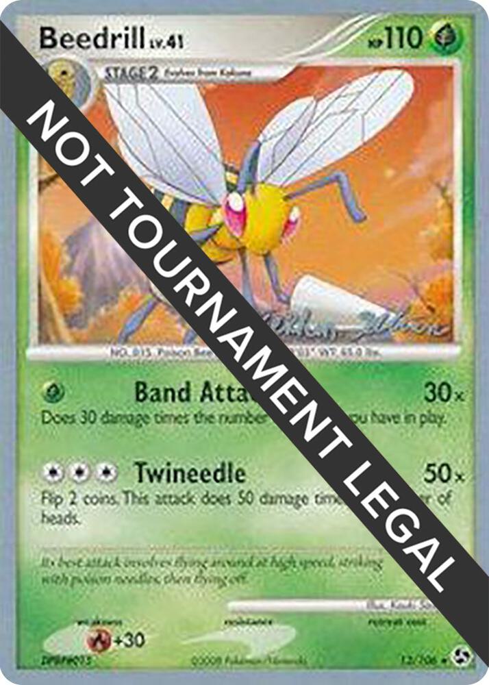 Beedrill (13) - 2009 (Stephen Silvestro) 13/106 card from World Championship Decks