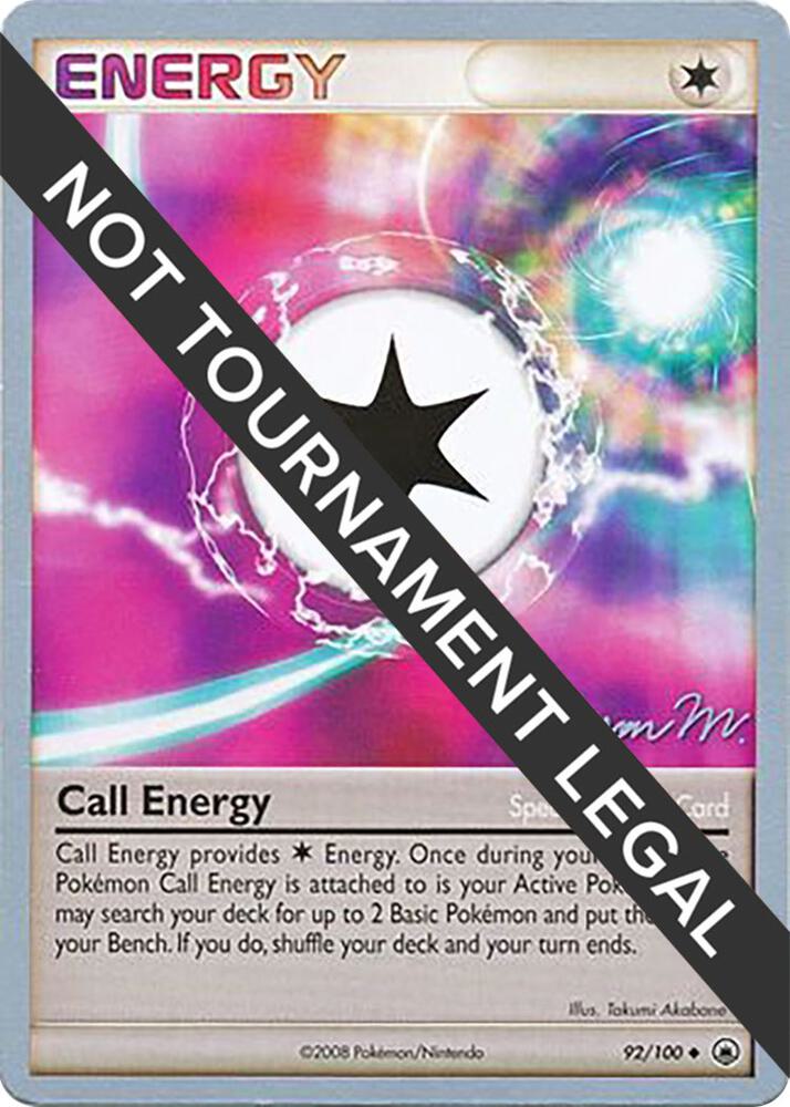 Call Energy - 2009 (Jason Martinez) 92/100 card from World Championship Decks