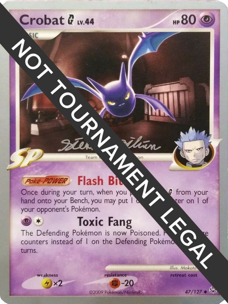 Crobat G - 2009 (Stephen Silvestro) 47/127 card from World Championship Decks