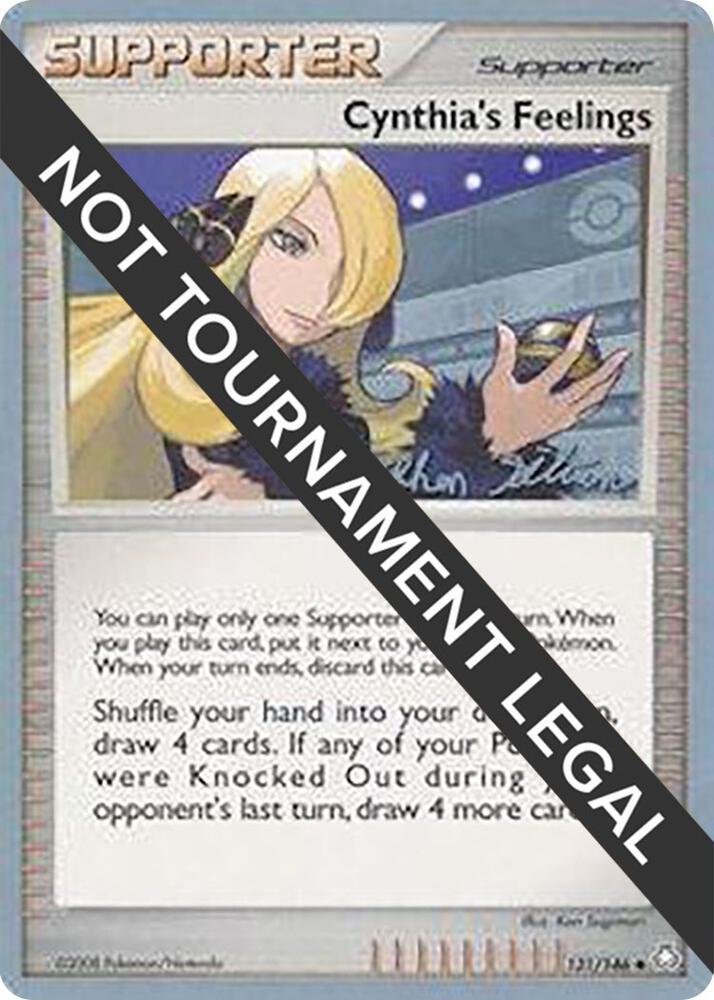 Cynthia's Feelings - 2009 (Stephen Silvestro) 131/146 card from World Championship Decks